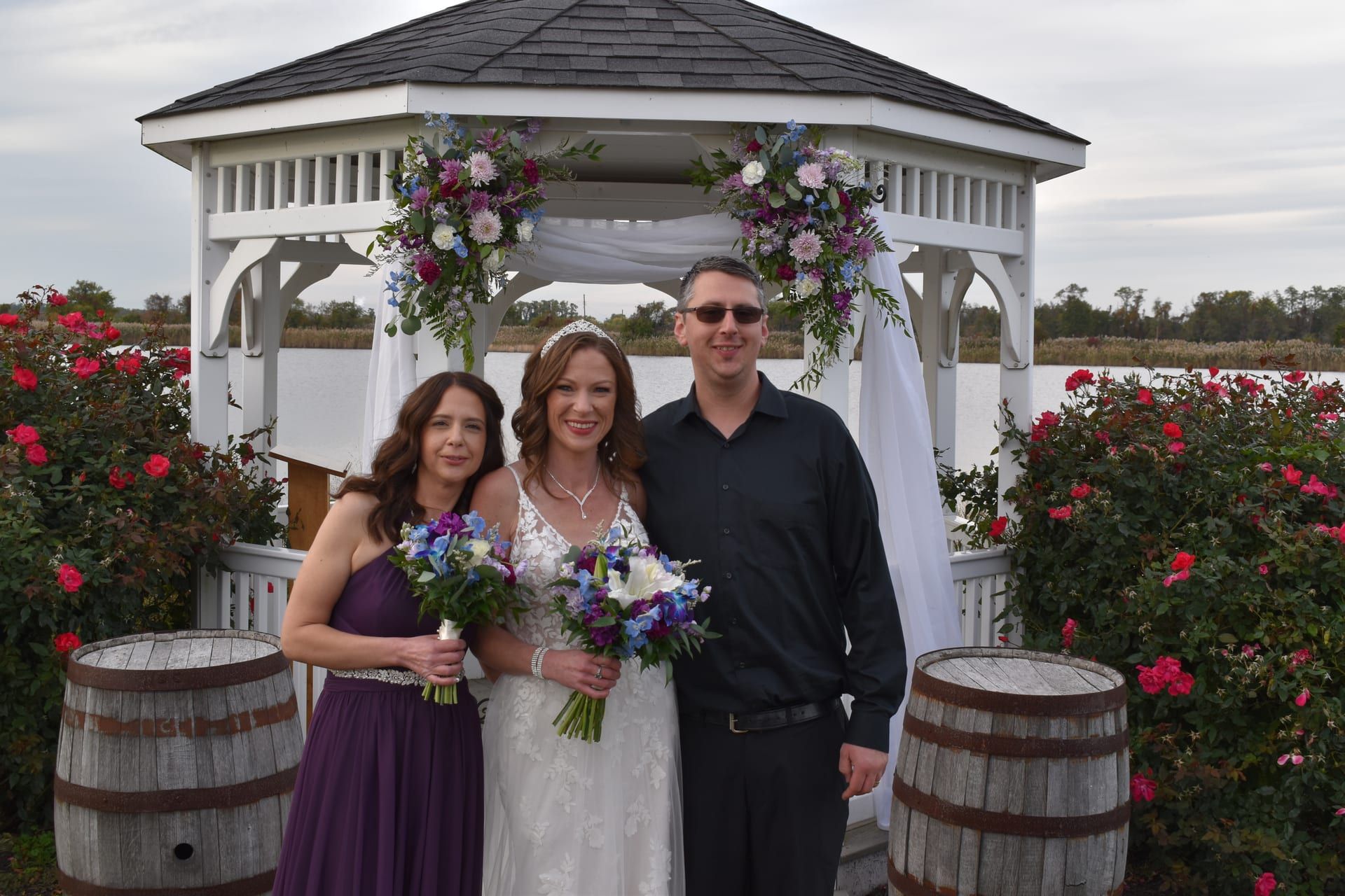 Wedding celebration moment