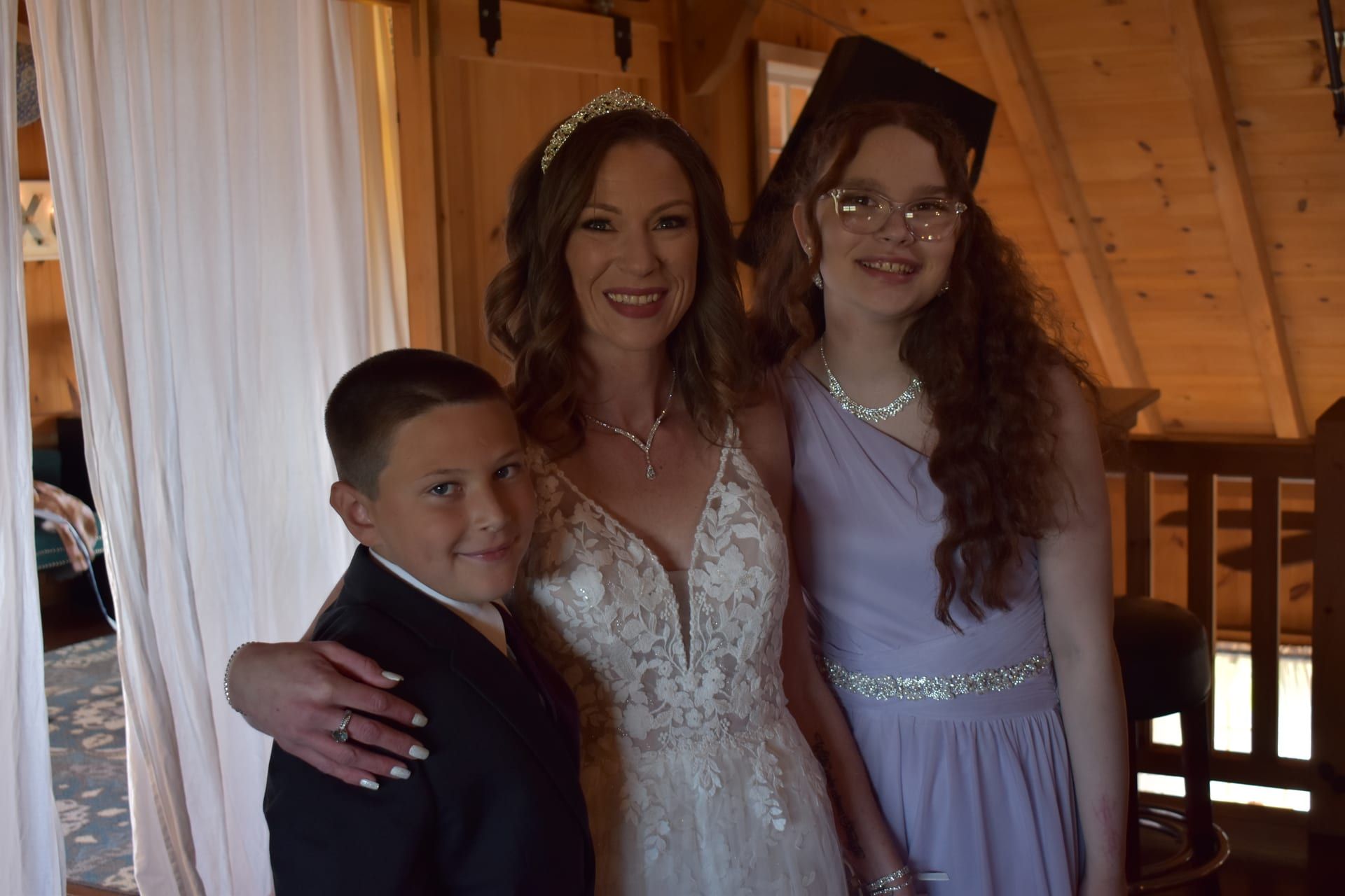 Wedding party portrait