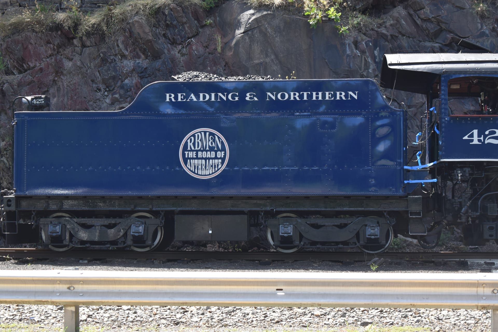 Vintage Reading & Northern railroad train