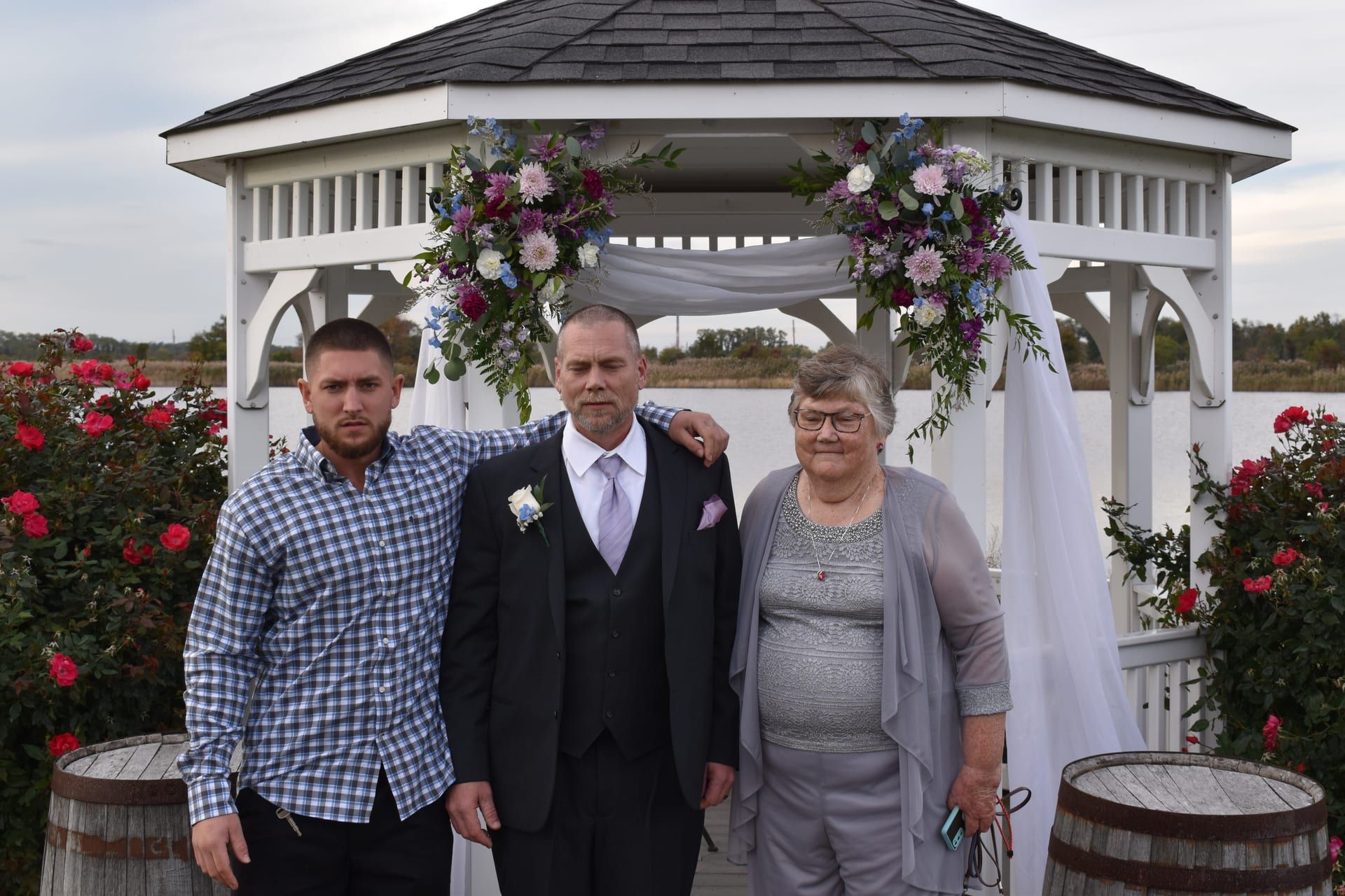 Wedding guests portrait